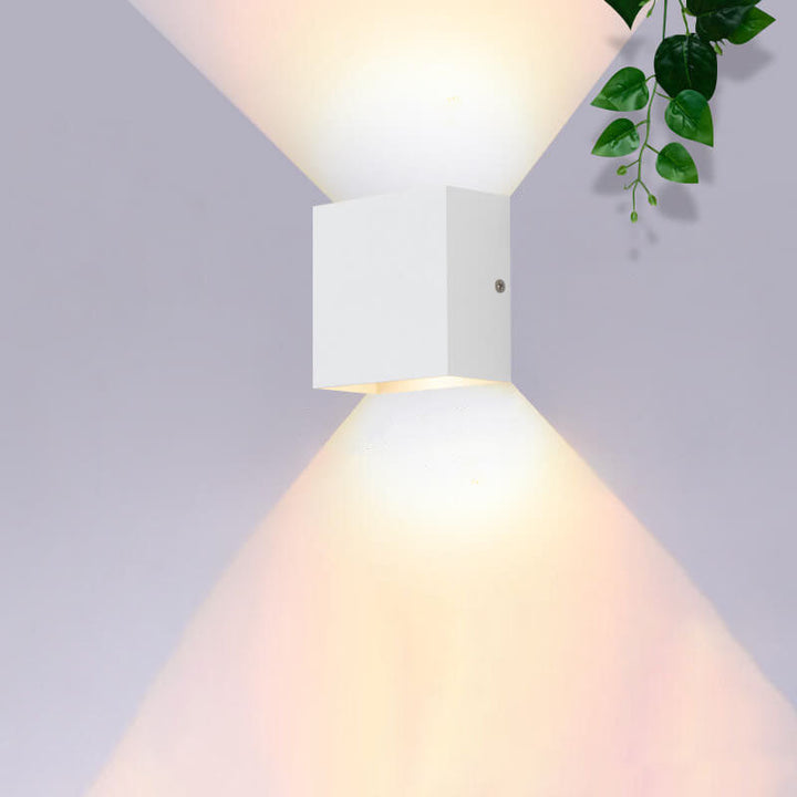 Minimalist Square Aluminum LED Wall Sconce