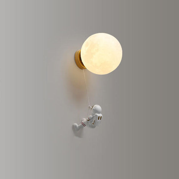 Orb Contemporary Resin Wall Sconce