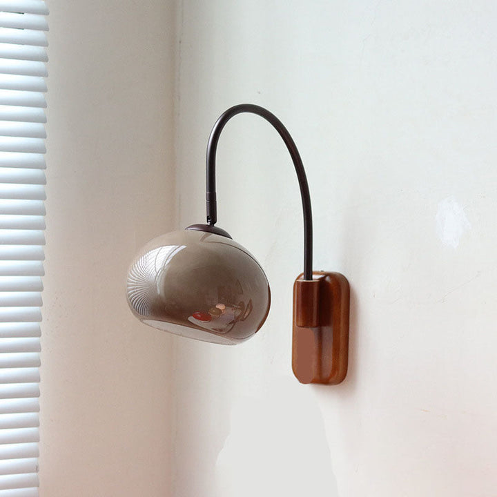 European Solid Wood Wall Sconce