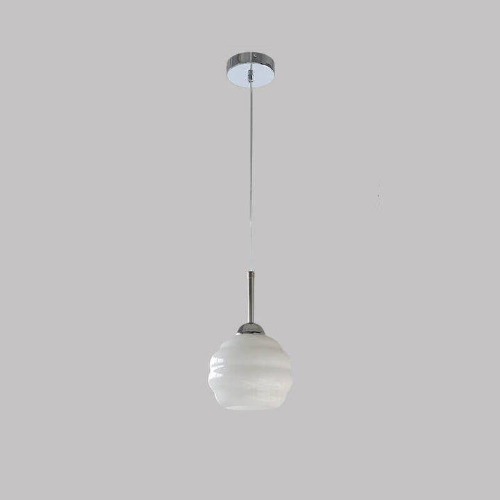 Vintage Round Glass Pendant Light