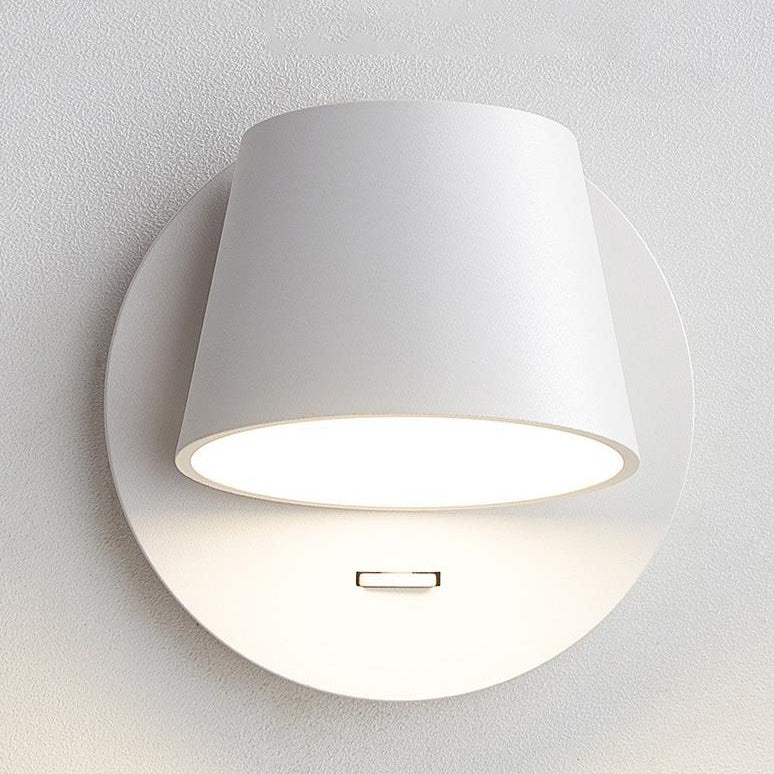 Minimalist Dome Aluminum Rotatable LED Reading Wall Light