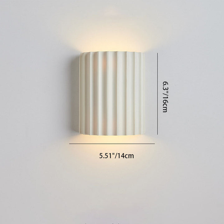 Contemporary Resin 2-Light Wall Sconce