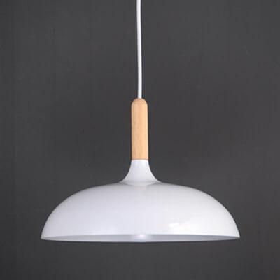 Modern Dome Wooden Pendant Light