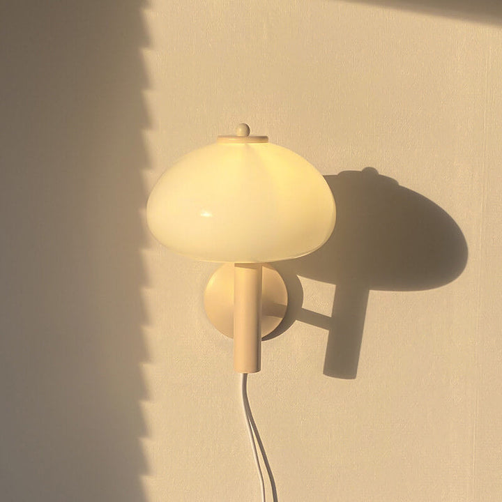 Contemporary Dome Glass Wall Sconce