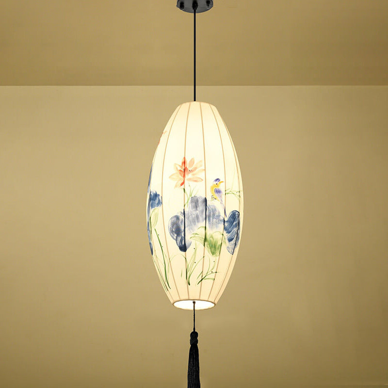 Lantern Fabric Pendant Light