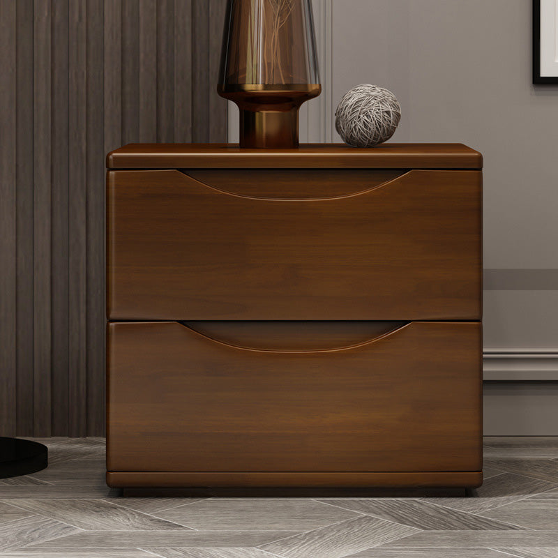 Rectangular Wood Nightstand