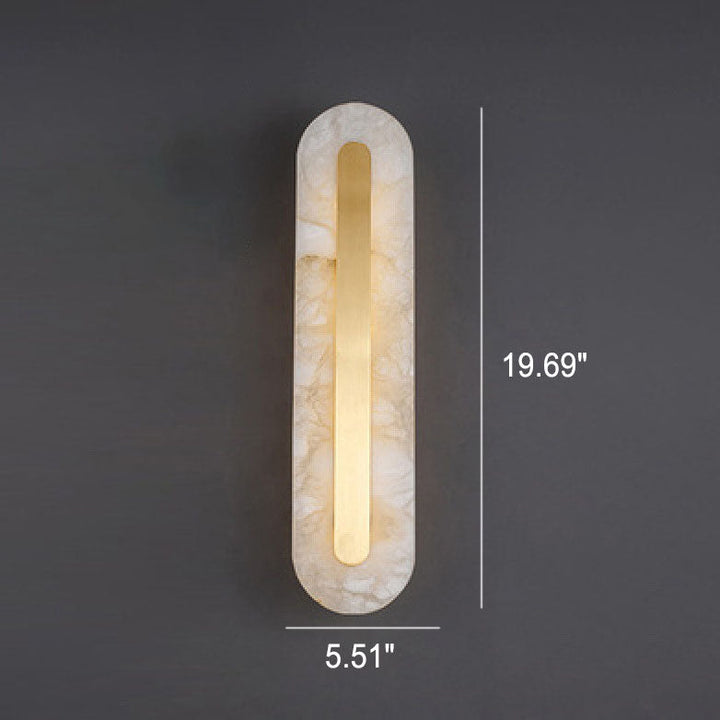Luxury Square Marble LED Wall Sconce