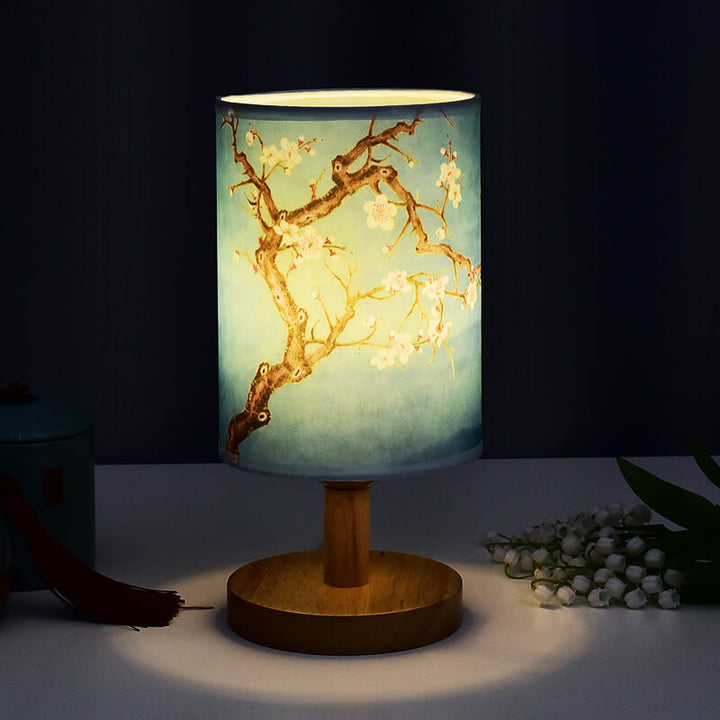 Minimalist Column Fabric LED Table Lamp
