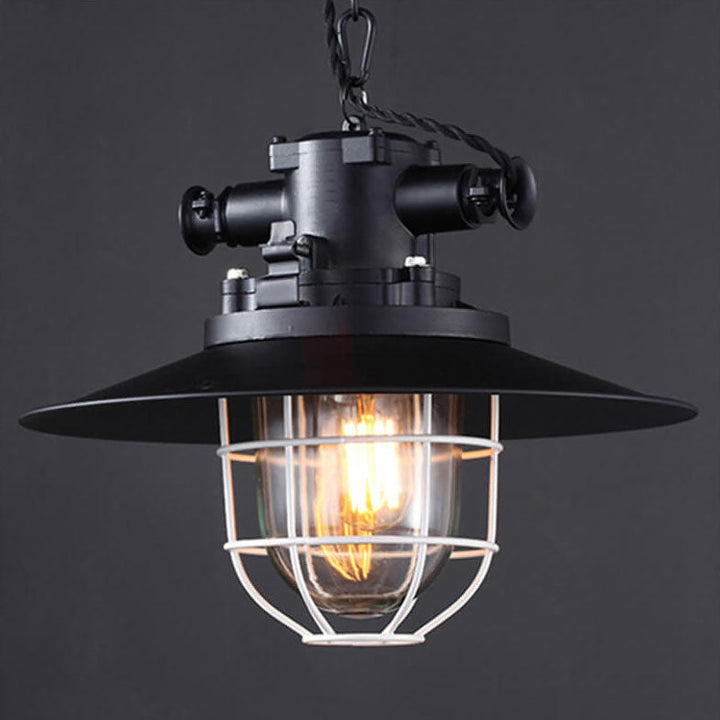 Industrial Iron Pendant Light