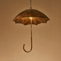 Contemporary Industrial Round Iron 5-Light Umbrella Chandeliers For Living Room
