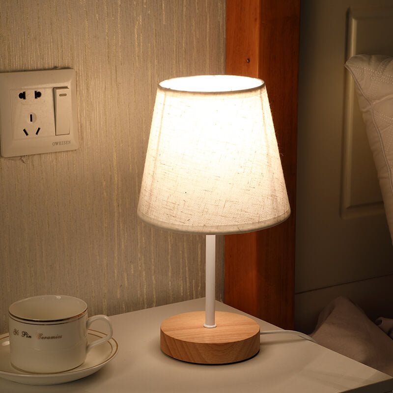 Contemporary Solid Wood LED Decorative Light