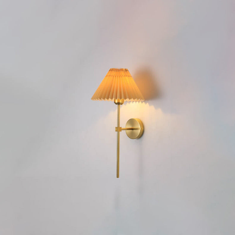Vintage Fabric Wall Sconce
