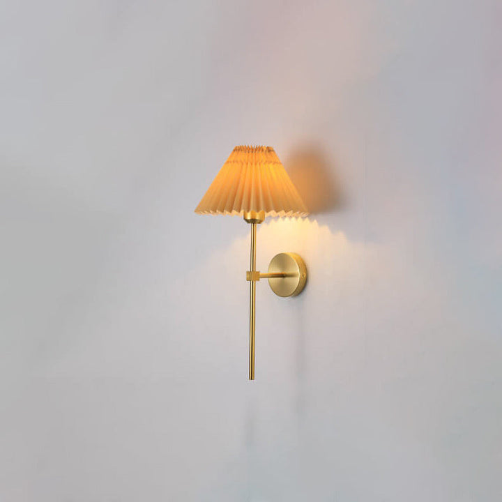 Vintage Fabric Wall Sconce