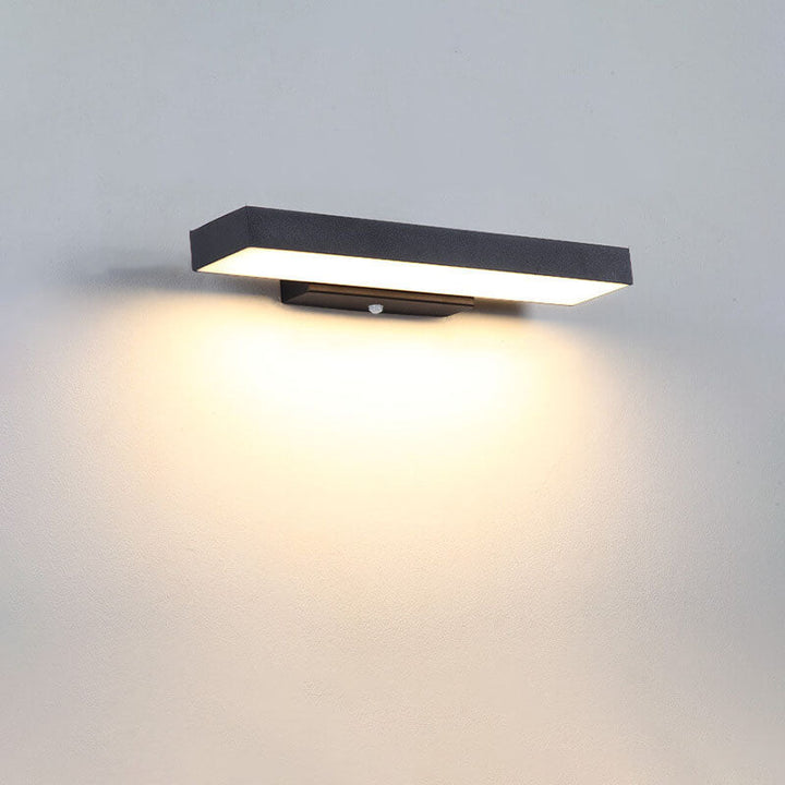 Minimalist Rectangular Waterproof LED Wall Sconce