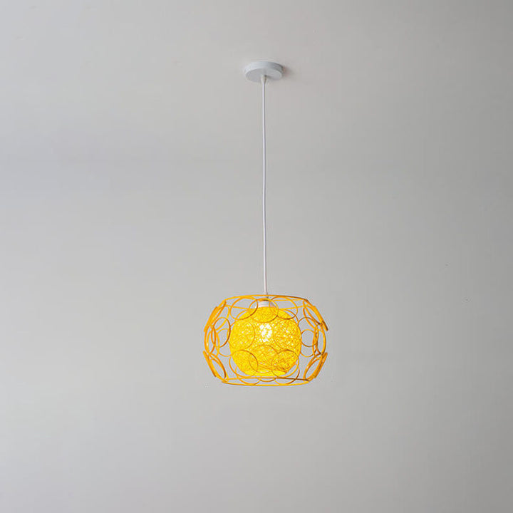 Minimalist Drum Iron Pendant Light