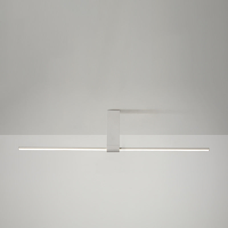 Minimalist Aluminum LED Semi-Flush Ceiling Light