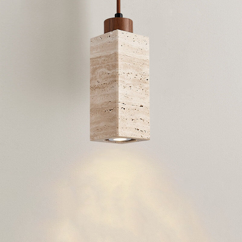 Wabi-Sabi Solid Wood 3-Light Island Pendant Light