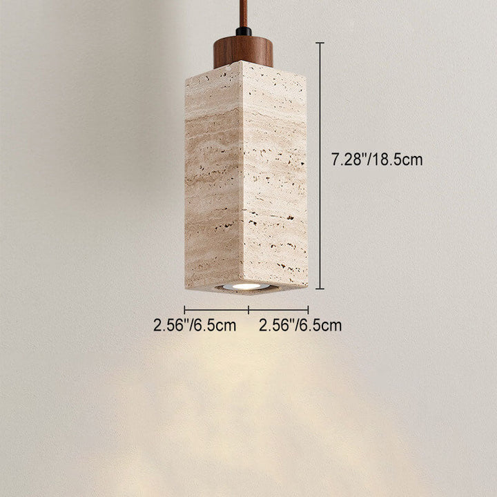 Wabi-Sabi Solid Wood 3-Light Island Pendant Light