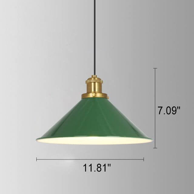 Industrial Dome Iron Pendant Light