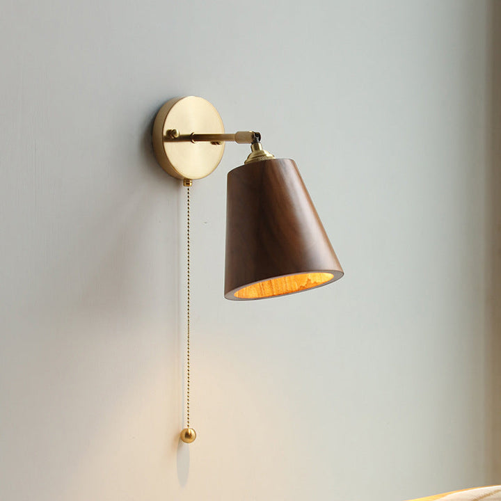 Nordic Round Copper Wall Sconce