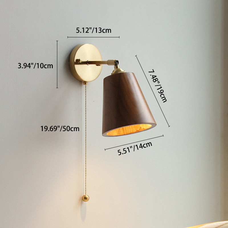 Nordic Round Copper Wall Sconce