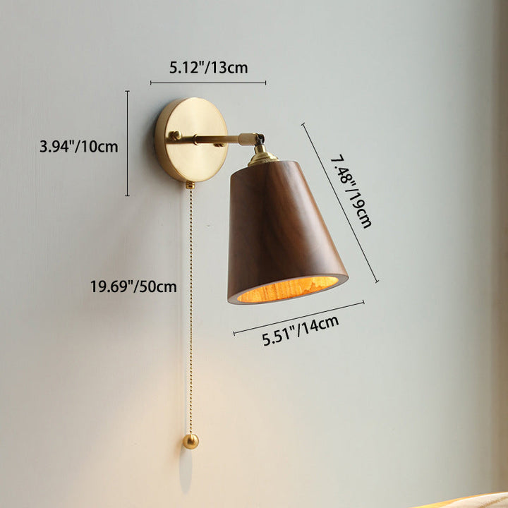 Nordic Round Copper Wall Sconce