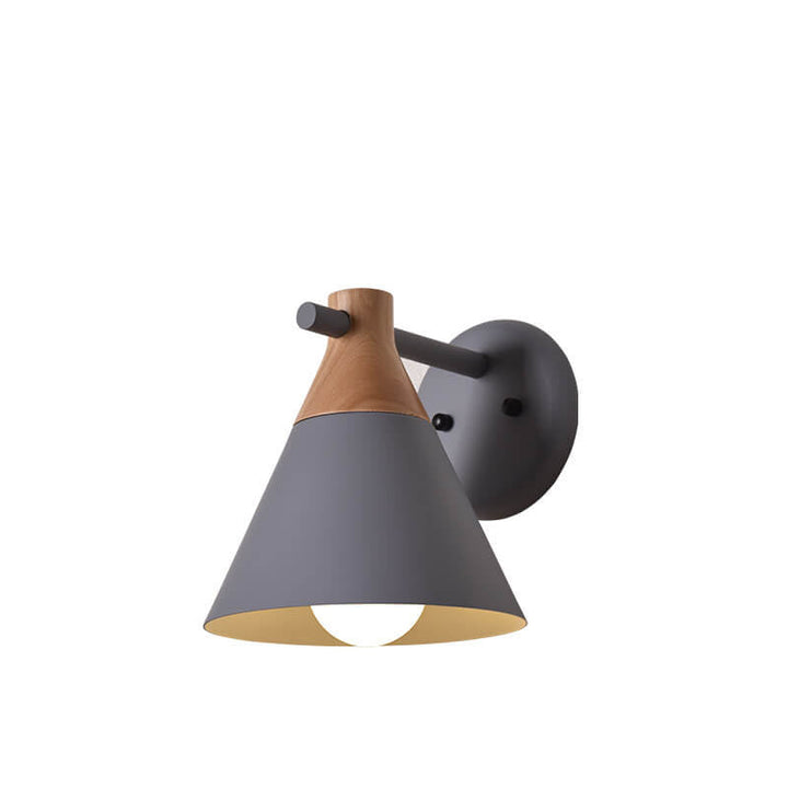 Nordic Solid Wood Wall Sconce