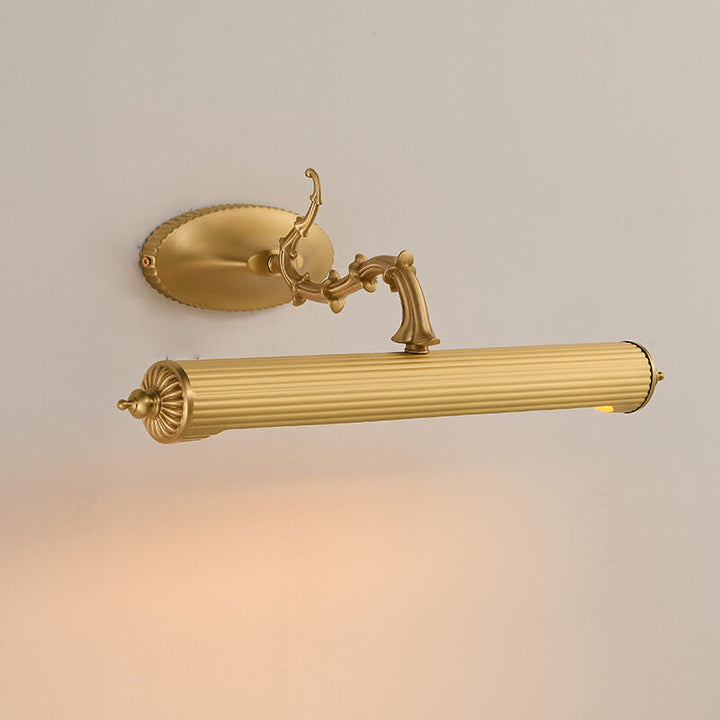 French Cylindrical Copper 2-Light Wall Sconce