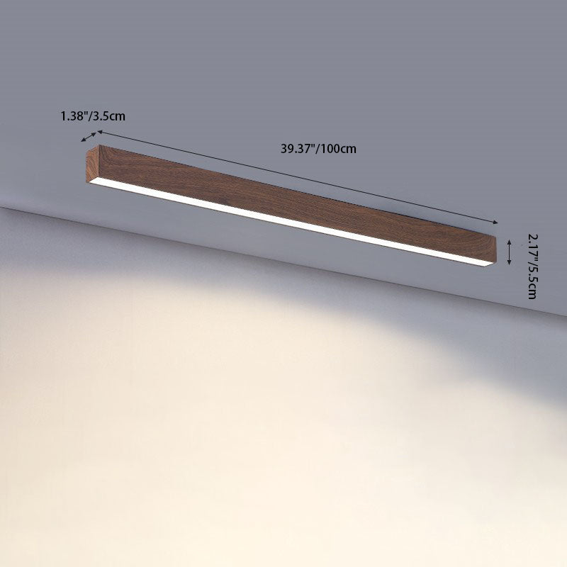 Minimalist Aluminum LED Flush Mount Ceiling Light