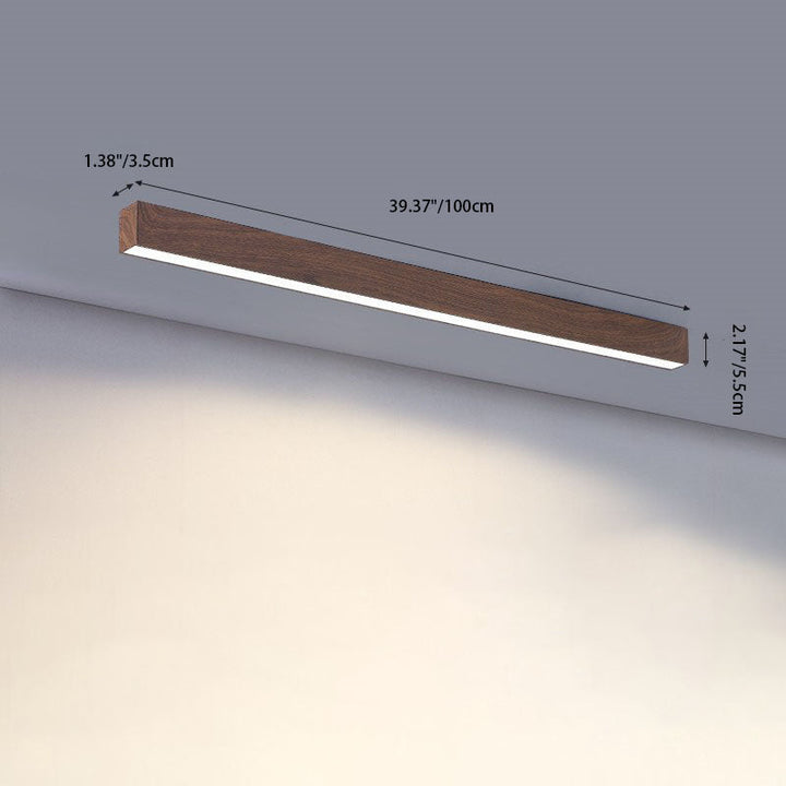 Minimalist Aluminum LED Flush Mount Ceiling Light