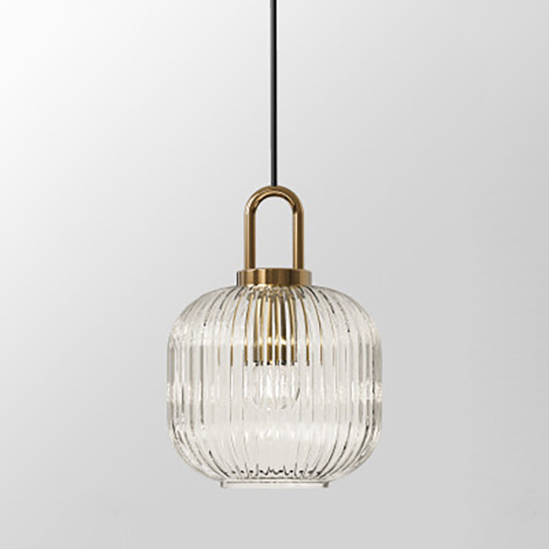 Contemporary Round Stainless Steel Pendant Light
