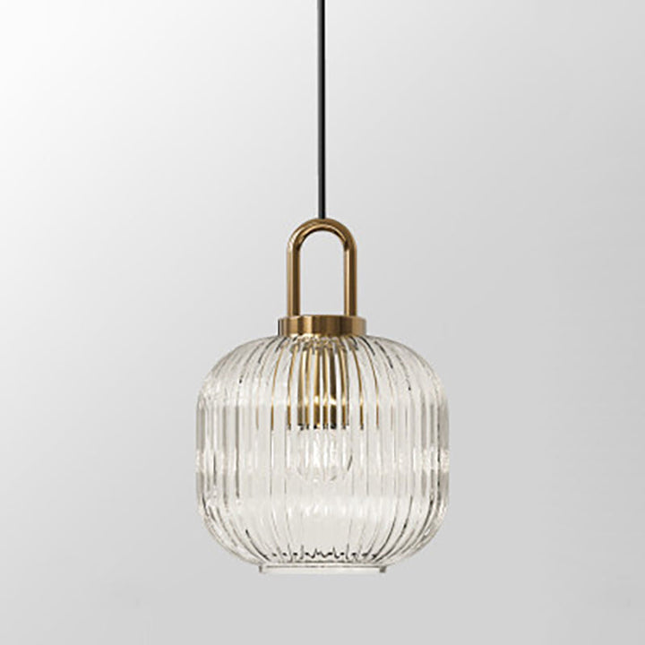 Contemporary Round Stainless Steel Pendant Light