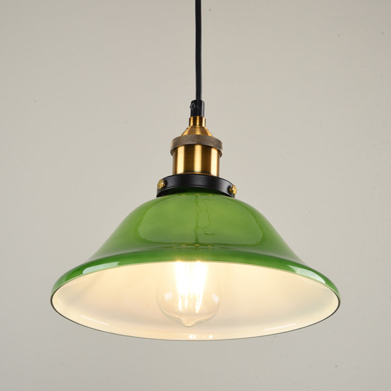 Retro Contemporary Glass Pendant Light
