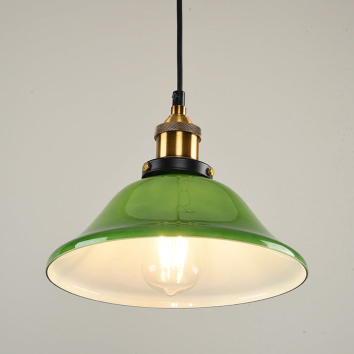 Retro Contemporary Glass Pendant Light