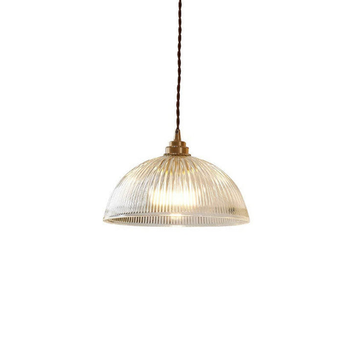 Minimalist Dome Brass Pendant Light