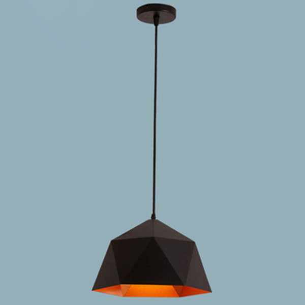 Modern Geometric Iron Pendant Light