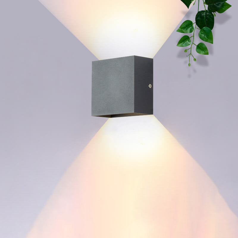 Minimalist Square Aluminum LED Wall Sconce