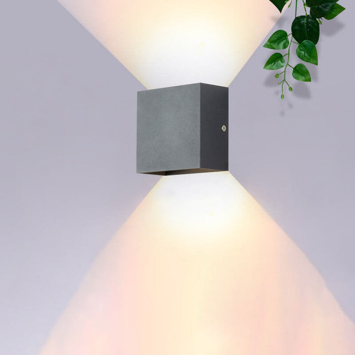 Minimalist Square Aluminum LED Wall Sconce