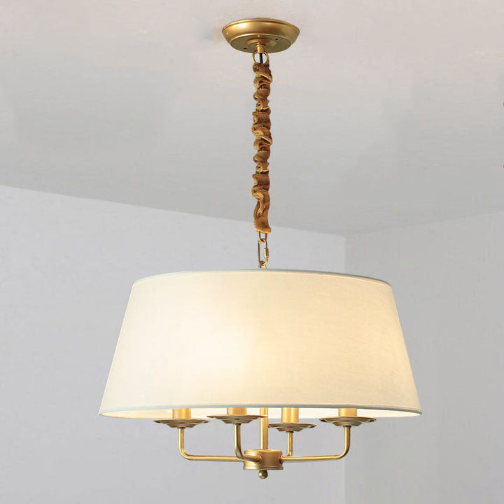 Vintage Iron 4-Light Pendant Light