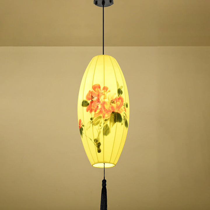 Lantern Fabric Pendant Light