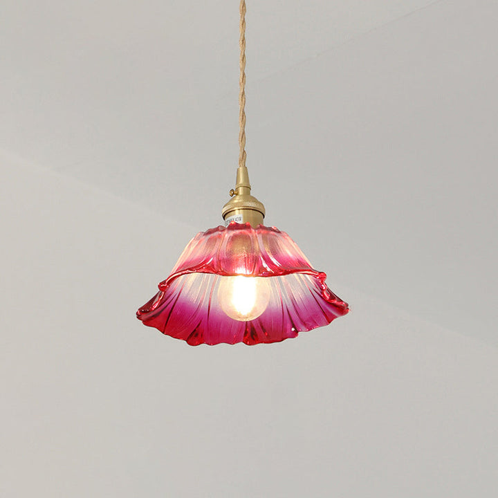 Art Deco Copper Pendant Light