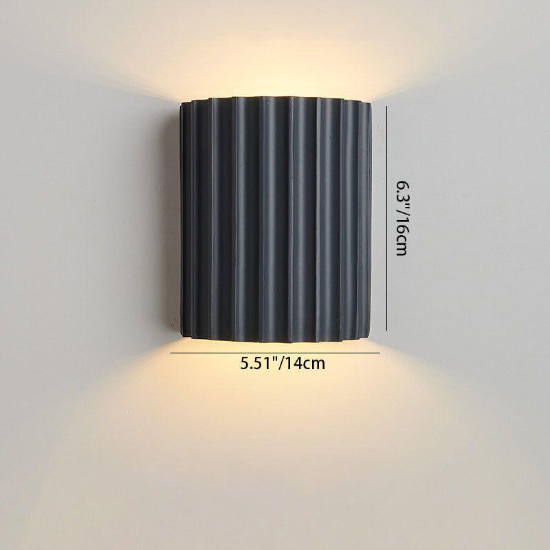 Contemporary Resin 2-Light Wall Sconce