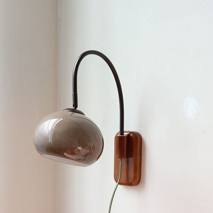 European Solid Wood Wall Sconce