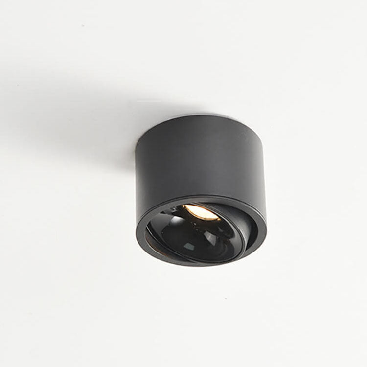 Minimalist Round Aluminum LED Flush Mount Ceiling Light