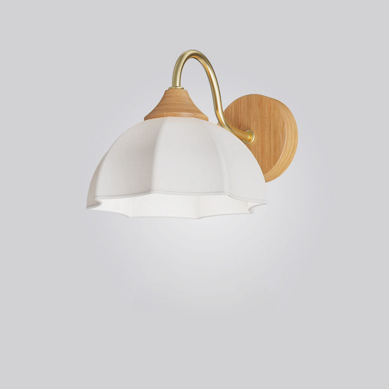 Iron Contemporary Round Glass Wall Sconce