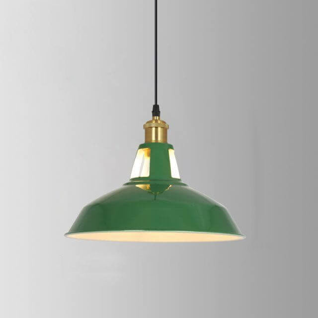 Industrial Dome Iron Pendant Light