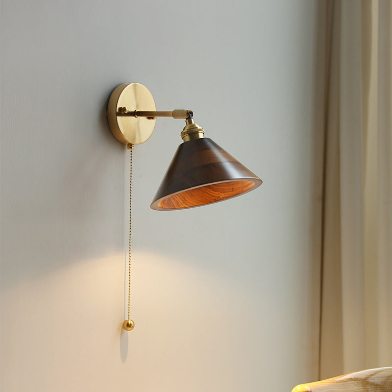 Nordic Round Copper Wall Sconce