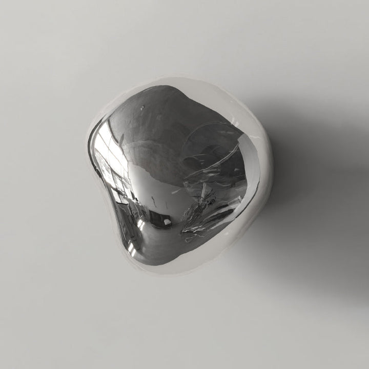 Irregular Minimalist Spherical Glass Wall Sconce