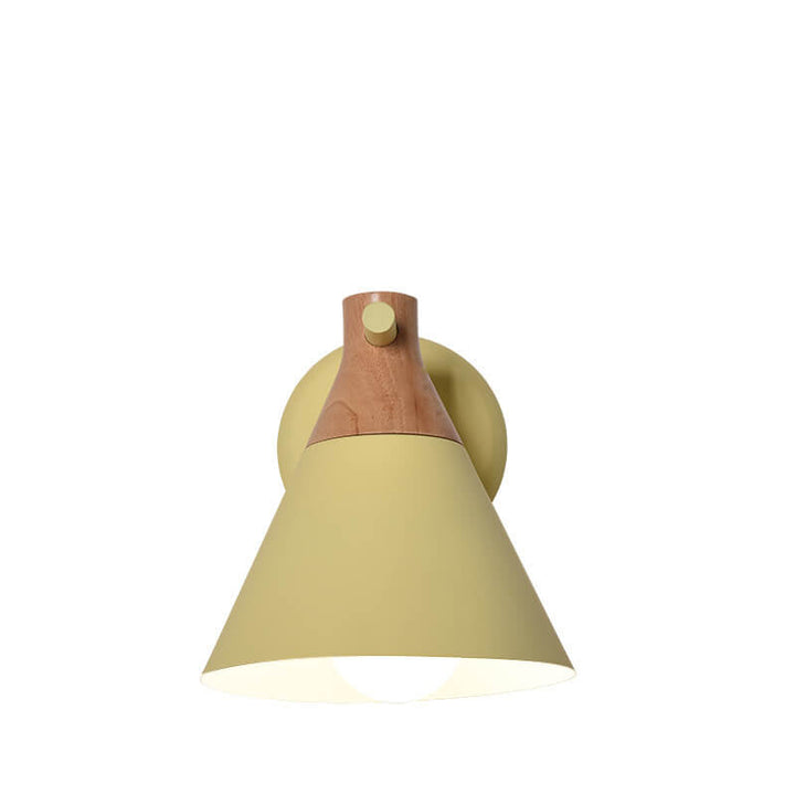 Nordic Solid Wood Wall Sconce