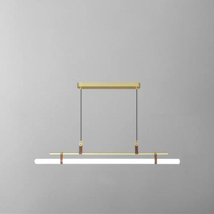 Minimalist Leather LED Chandelier